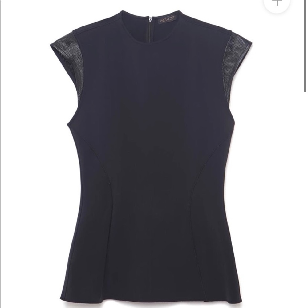 AS by DF scuba t-shirt with cap sleeve